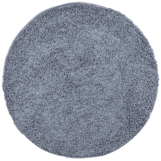 vidaXL Shaggy Rug PAMPLONA High Pile Modern Blue Ø 280 cm