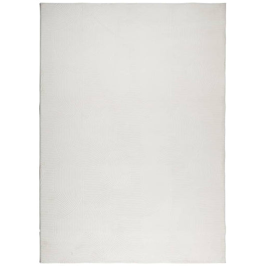 vidaXL Rug IZA Short Pile Scandinavian Look Cream 240x340 cm
