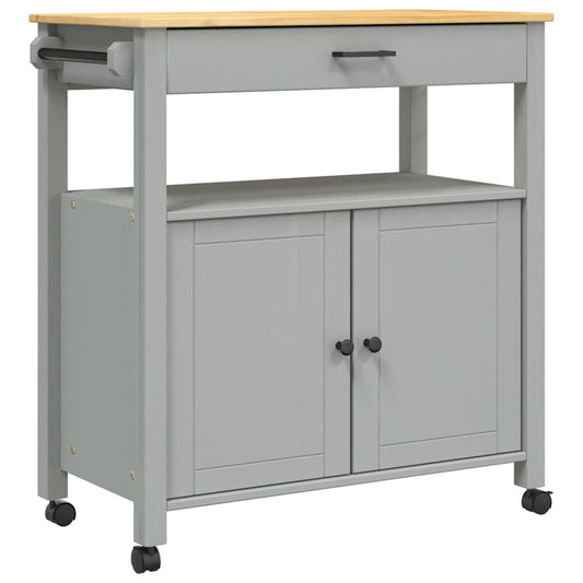 vidaXL Kitchen Trolley MONZA 84x40x88.5 cm Solid Wood Pine