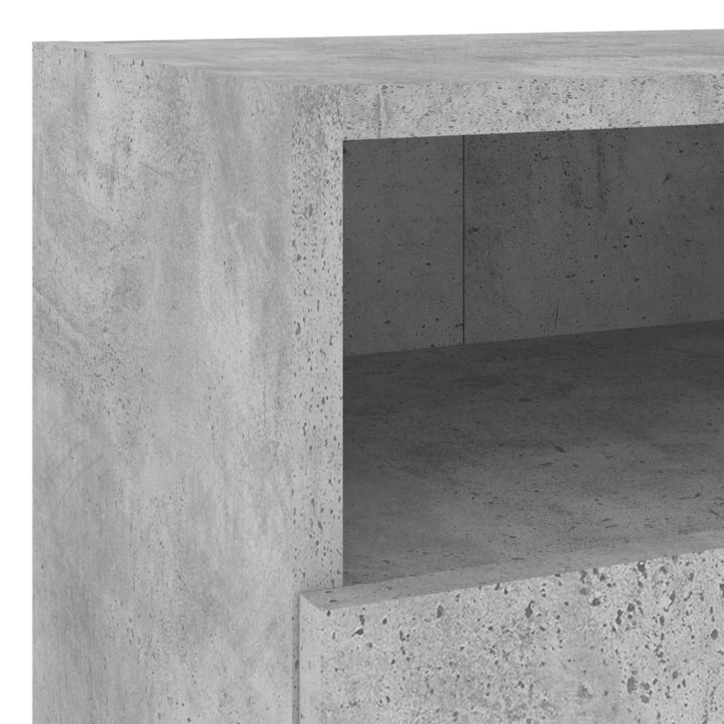 vidaXL TV Wall Cabinets 2 pcs Concrete Grey 40x30x30 cm Engineered Wood