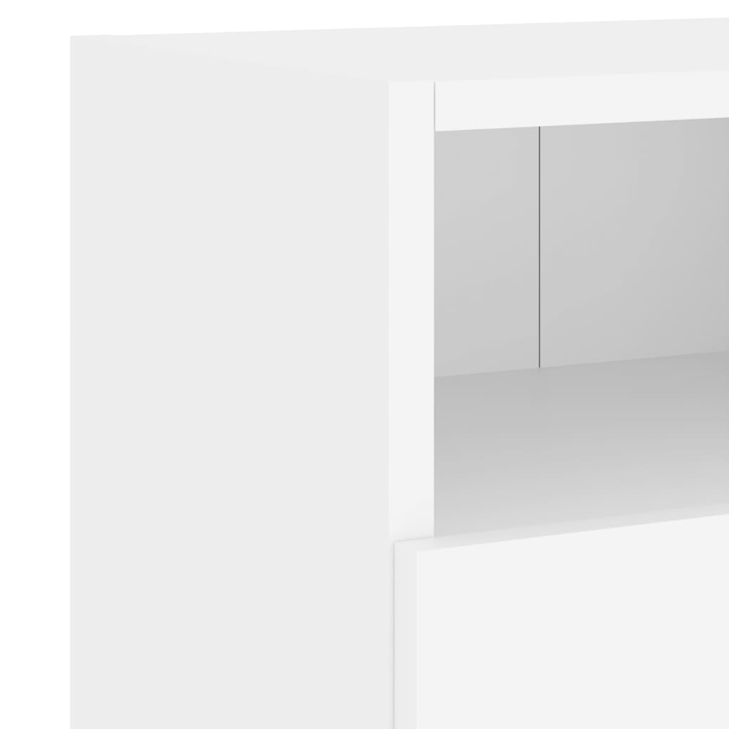 vidaXL TV Wall Cabinets 2 pcs White 60x30x30 cm Engineered Wood