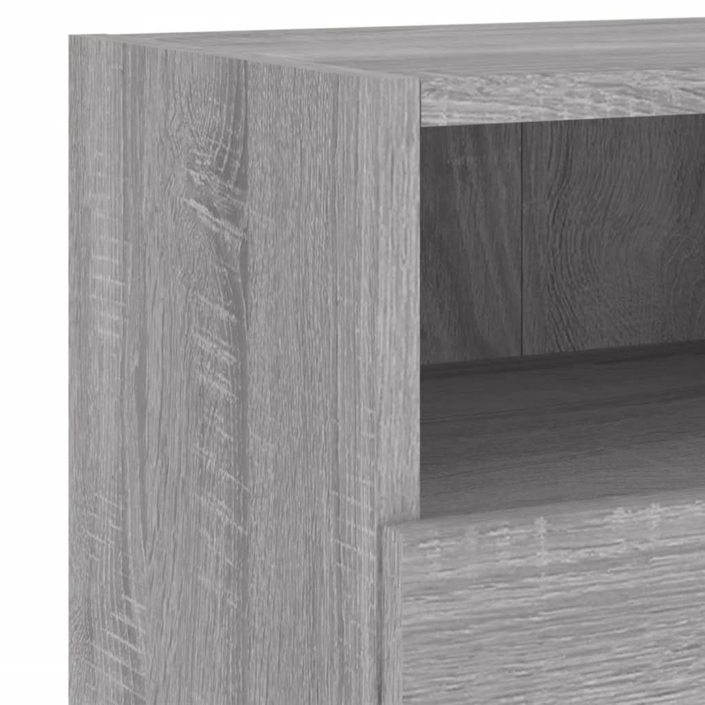 vidaXL TV Wall Cabinets 2 pcs Grey Sonoma 60x30x30 cm Engineered Wood
