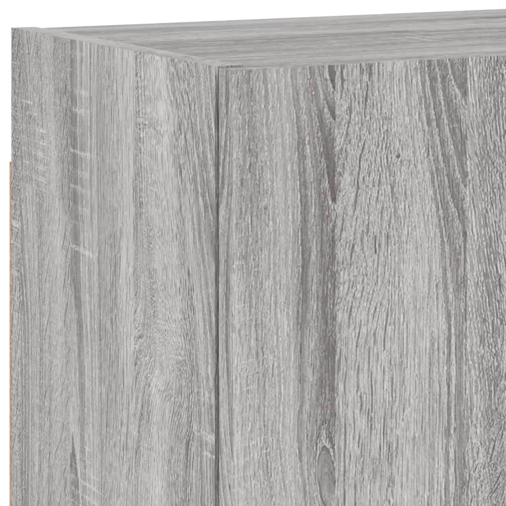 vidaXL TV Wall Cabinet Grey Sonoma 40.5x30x40 cm Engineered Wood