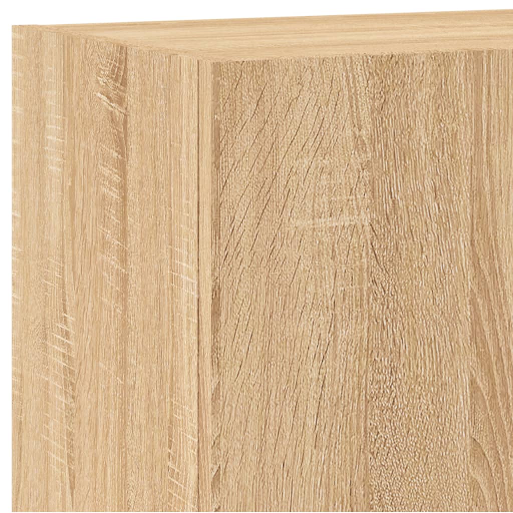 vidaXL TV Wall Cabinet Sonoma Oak 40.5x30x60 cm Engineered Wood