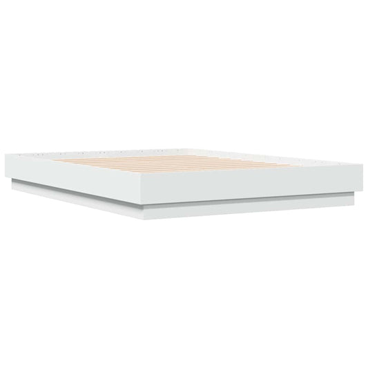 vidaXL Bed Frame | White | Engineered wood | Small Double | Durable | Bed Frame