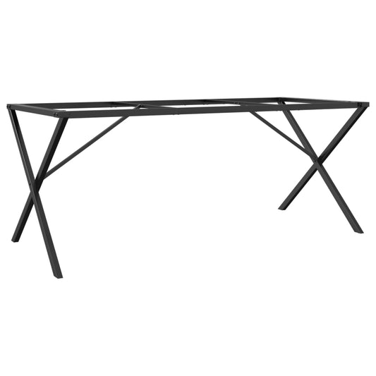 vidaXL Dining Table Legs X-Frame 160x80x73 cm Steel