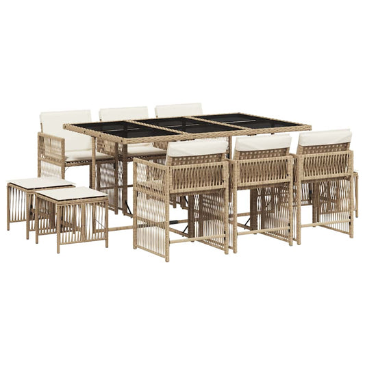 vidaXL Garden Dining Set | Beige
