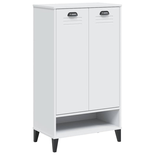 vidaXL Shoe Cabinet "VIKEN" White Engineered Wood