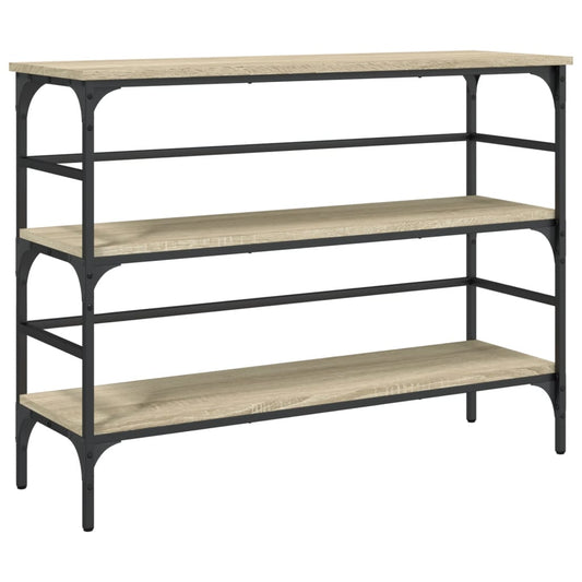 vidaXL Console Table Sonoma Oak 100x32x75 cm Engineered Wood