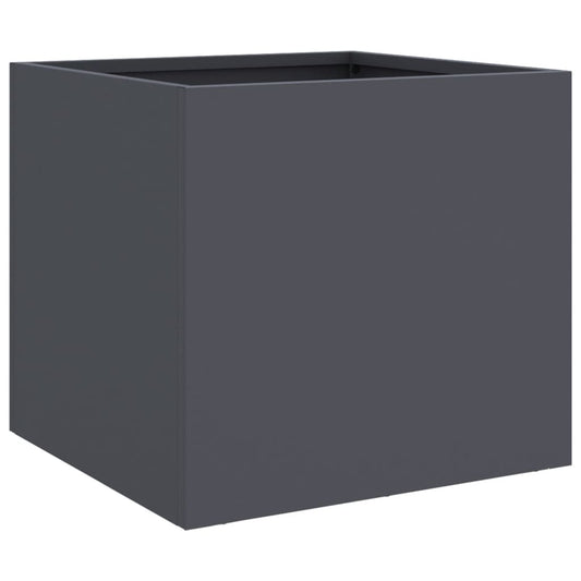 vidaXL Planter Anthracite 32x30x29 cm Steel