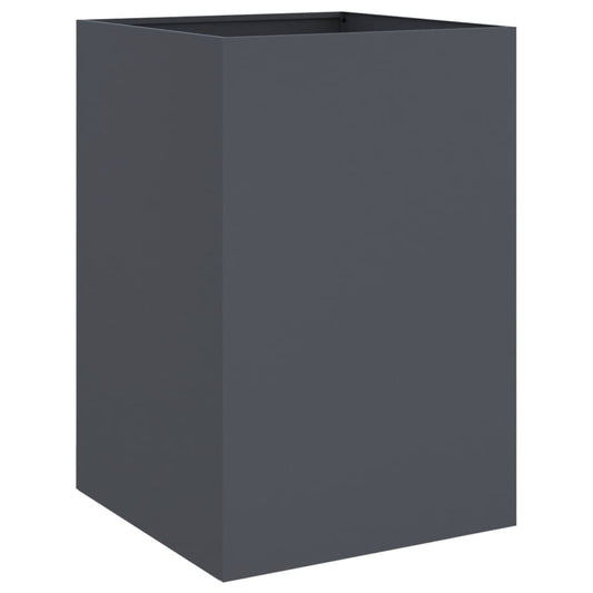 vidaXL Planter Anthracite 52x48x75 cm Steel