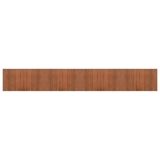 vidaXL Rug Rectangular Brown 60x400 cm Bamboo