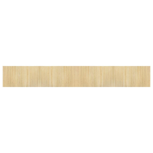 vidaXL Rug Rectangular Light Nature 60x400 cm Bamboo
