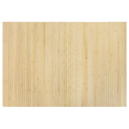 vidaXL Rug Rectangular Light Natural 70x100 cm Bamboo