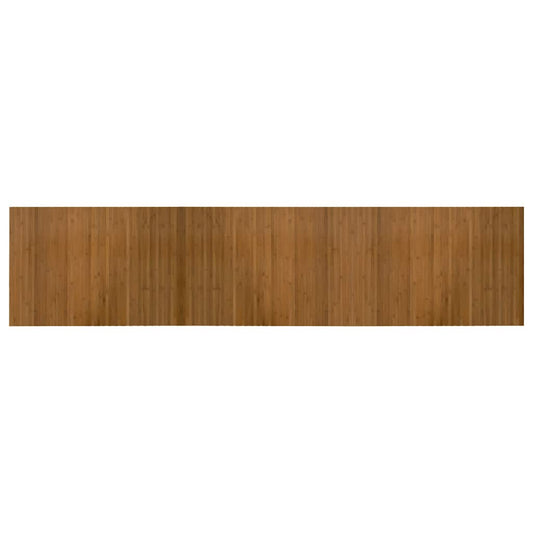 vidaXL Rug Rectangular Brown 70x300 cm Bamboo