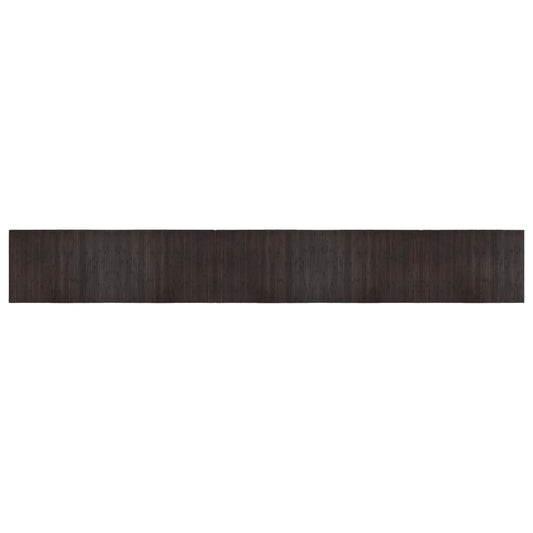 vidaXL Rug Rectangular Dark Brown 70x500 cm Bamboo