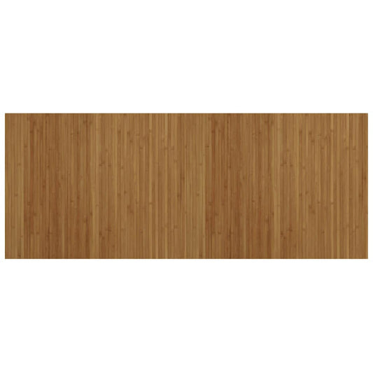vidaXL Rug Rectangular Brown 80x200 cm Bamboo