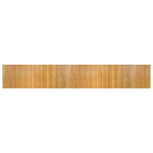 vidaXL Rug Rectangular Nature 80x500 cm Bamboo