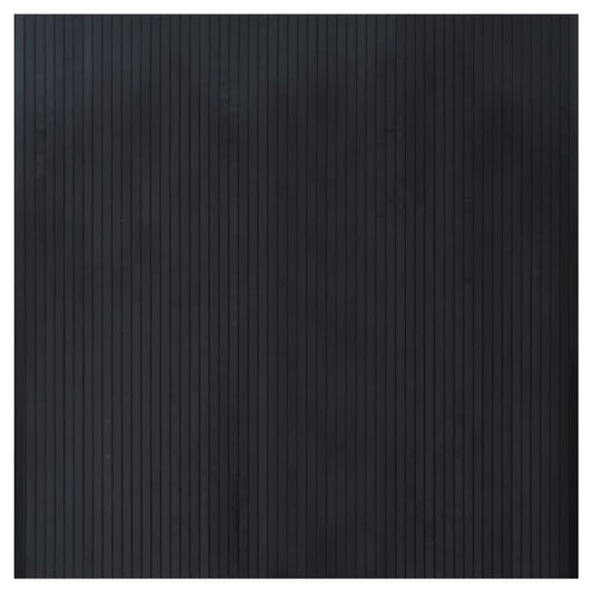 vidaXL Rug Square Black 100x100 cm Bamboo