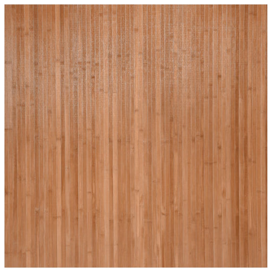 vidaXL Rug Square Nature 100x100 cm Bamboo