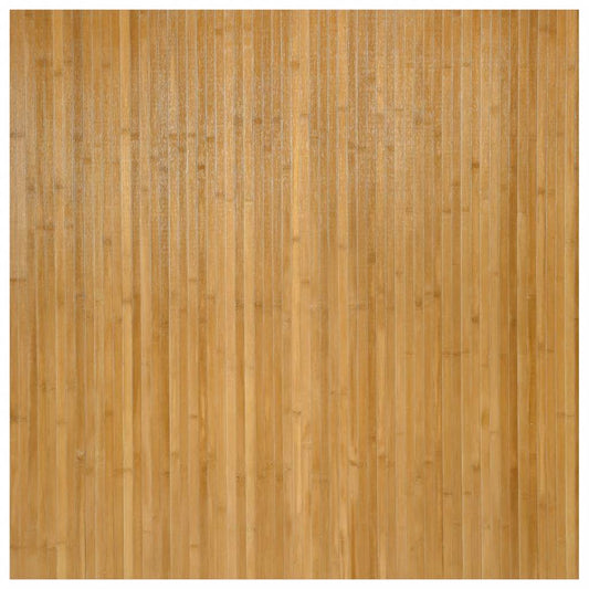 vidaXL Rug Rectangular Natural 100x100 cm Bamboo