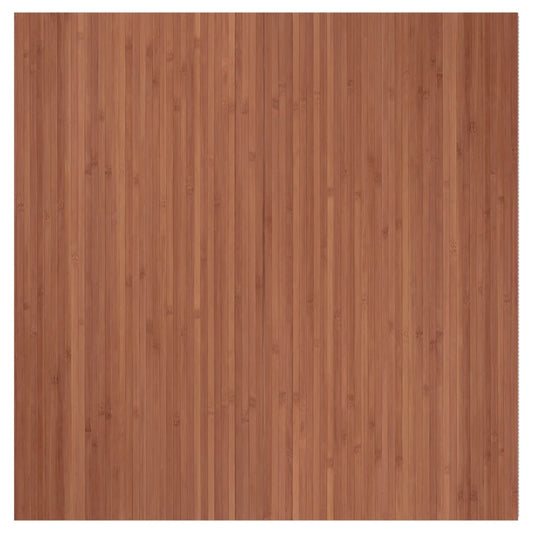 vidaXL Rug Square Brown 100x100 cm Bamboo