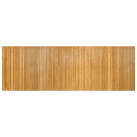 vidaXL Rug Rectangular Natural 100x300 cm Bamboo