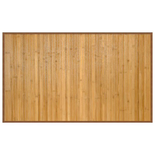 vidaXL Rug Rectangular Natural 60x100 cm Bamboo