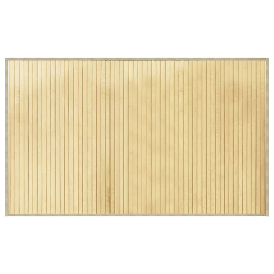vidaXL Rug Rectangular Light Natural60x100 cm Bamboo
