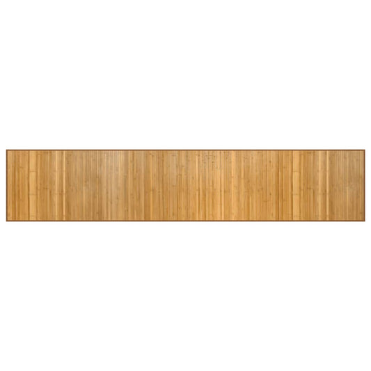 vidaXL Rug Rectangular Natural 60x300 cm Bamboo