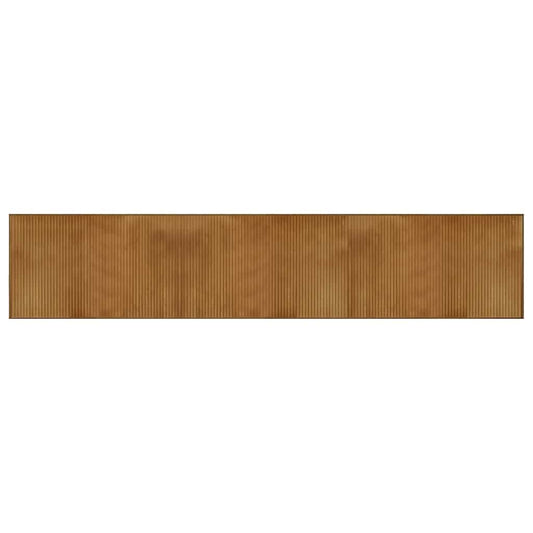 vidaXL Rug Rectangular Brown 60x300 cm Bamboo