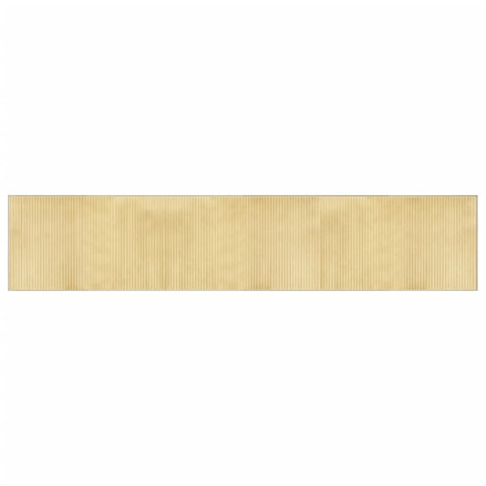 vidaXL Rug Rectangular Light Natural60x300 cm Bamboo