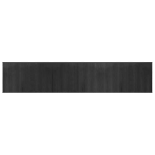 vidaXL Rug Rectangular Grey60x300 cm Bamboo