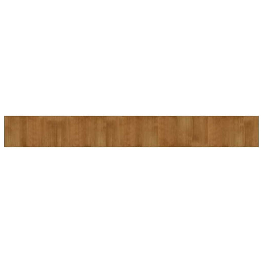 vidaXL Rug Rectangular Brown 60x500 cm Bamboo