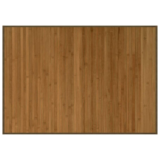 vidaXL Rug Rectangular Brown70x100 cm Bamboo
