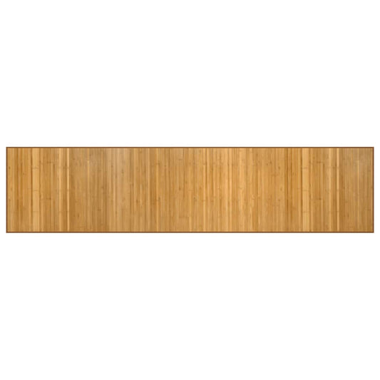 vidaXL Rug Rectangular Natural 70x300 cm Bamboo