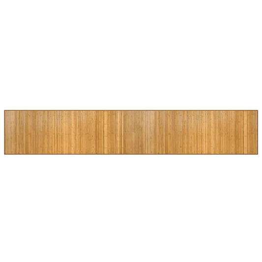 vidaXL Rug Rectangular Natural 70x400 cm Bamboo