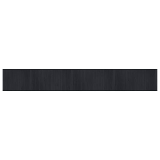 vidaXL Rug Rectangular Black 70x500 cm Bamboo