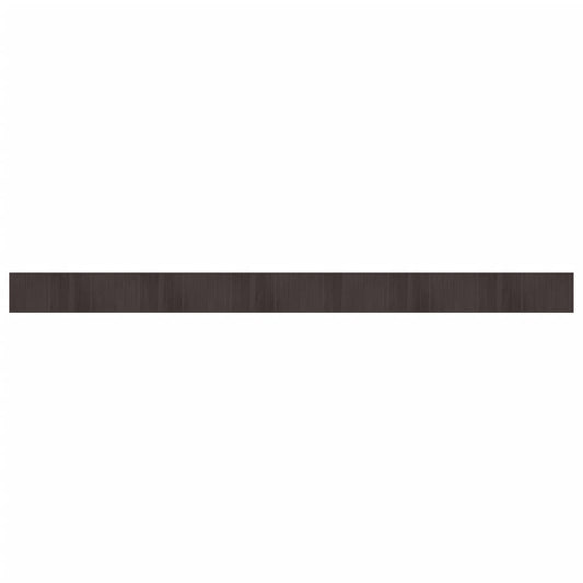 vidaXL Rug Rectangular Dark Brown 70x1000 cm Bamboo