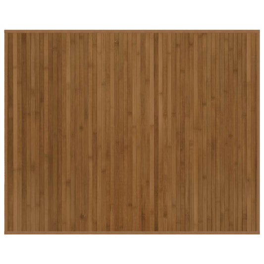vidaXL Rug Rectangular Brown80x100 cm Bamboo