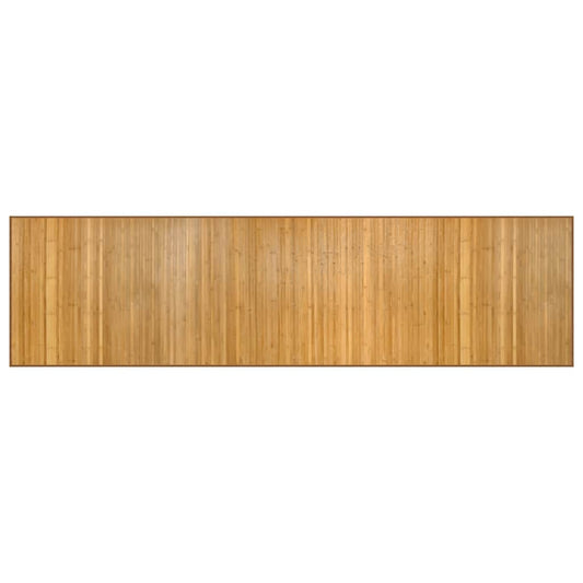 vidaXL Rug Rectangular Natural 80x300 cm Bamboo