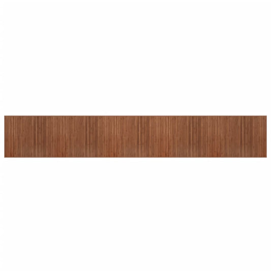 vidaXL Rug Rectangular Brown80x1000 cm Bamboo