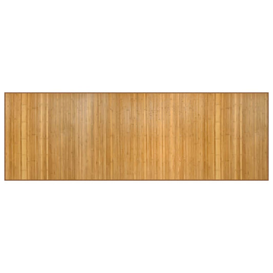 vidaXL Rug Rectangular Natural 100x300 cm Bamboo