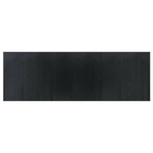 vidaXL Rug Rectangular Grey 100x300 cm Bamboo