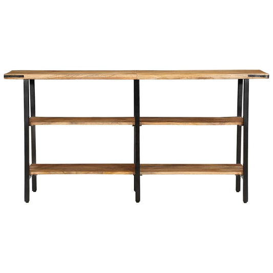 vidaXL Console Table 140x35x70 cm Solid Wood Mango