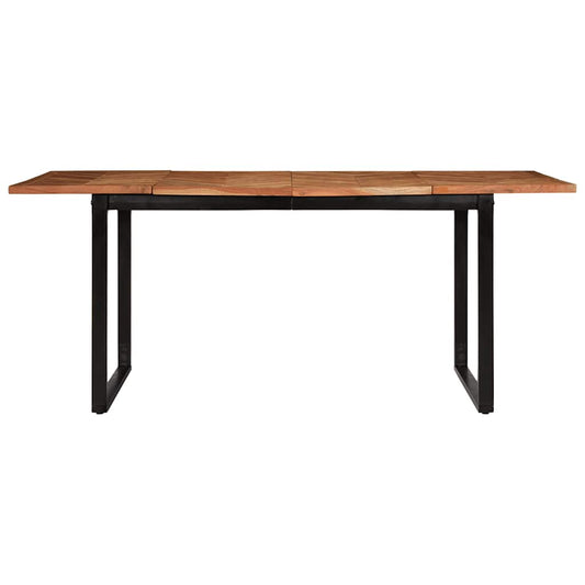 vidaXL Dining Table 180x90x75 cm Solid Wood Acacia