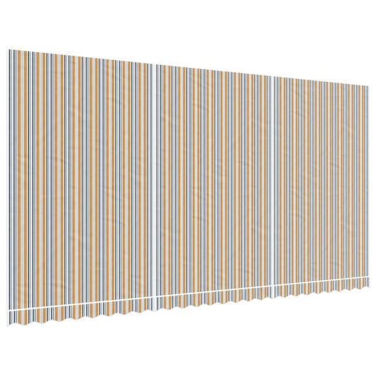 vidaXL Replacement Fabric for Awning Multicolour Stripe 6x3 m