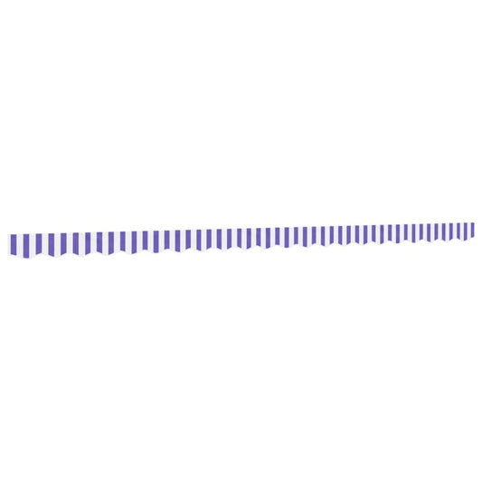 vidaXL Awning Valance Replacement Blue and White Stripe 500 cm
