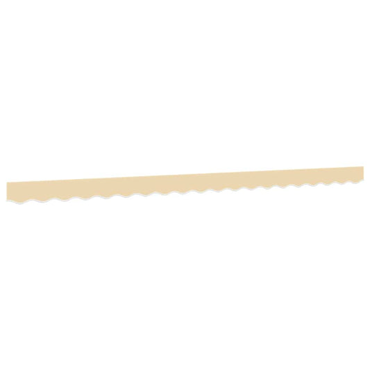 vidaXL Awning Valance Replacement Cream Stripe 400 cm