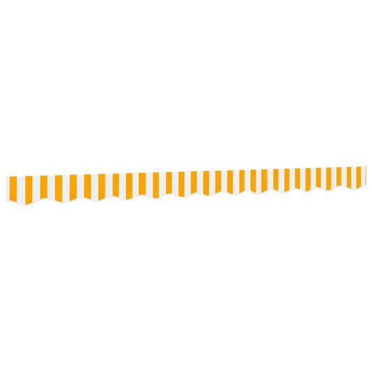 vidaXL Awning Valance Replacement Yellow and White Stripe 300 cm